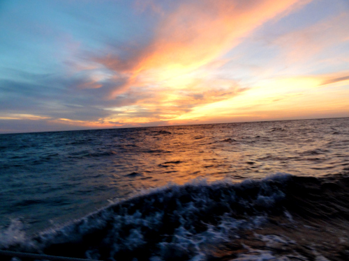 Sonnenuntergang über der Nordsee