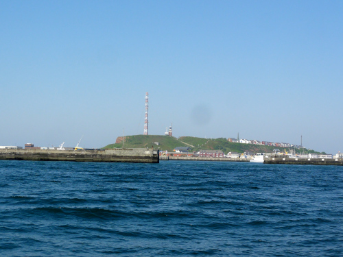 Helgoland Hafeneinfahrt