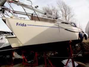"Frida" im Winterlager