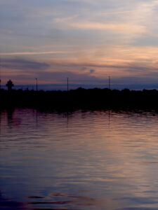 Abendstimmung im Glückstädter Hafen